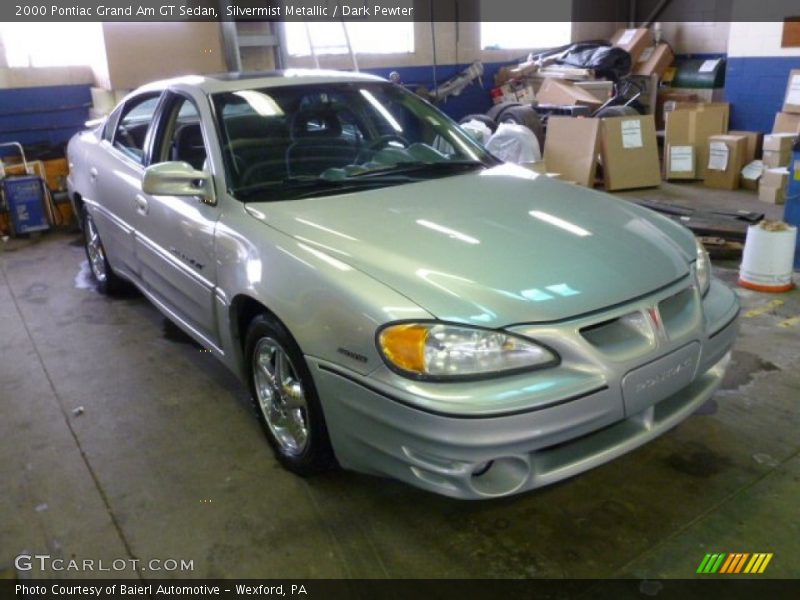 Silvermist Metallic / Dark Pewter 2000 Pontiac Grand Am GT Sedan