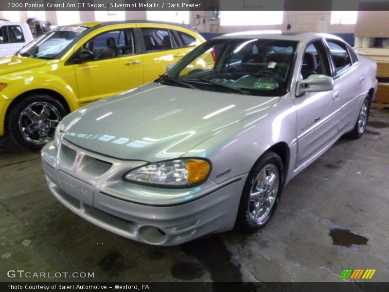 Silvermist Metallic / Dark Pewter 2000 Pontiac Grand Am GT Sedan