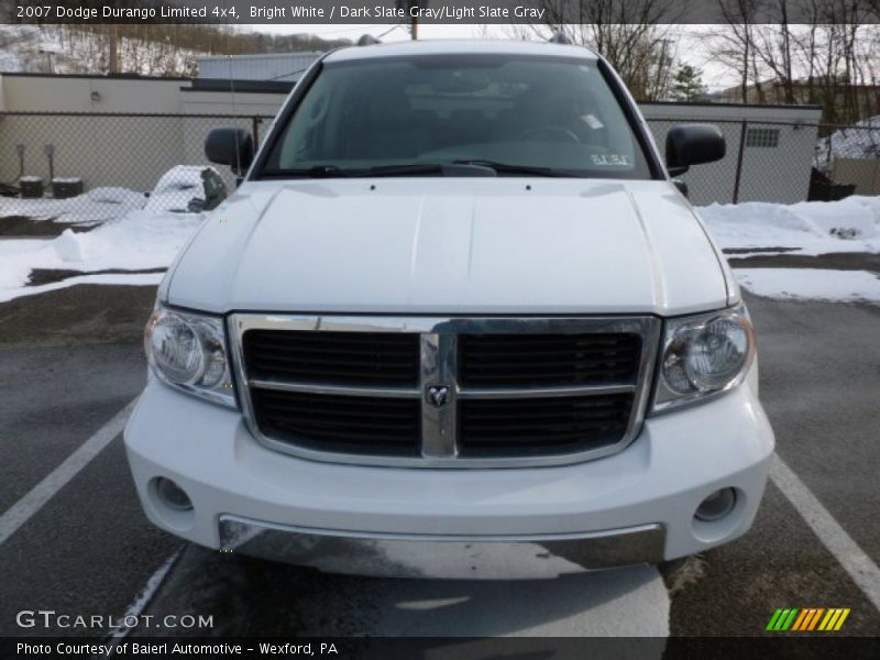 Bright White / Dark Slate Gray/Light Slate Gray 2007 Dodge Durango Limited 4x4