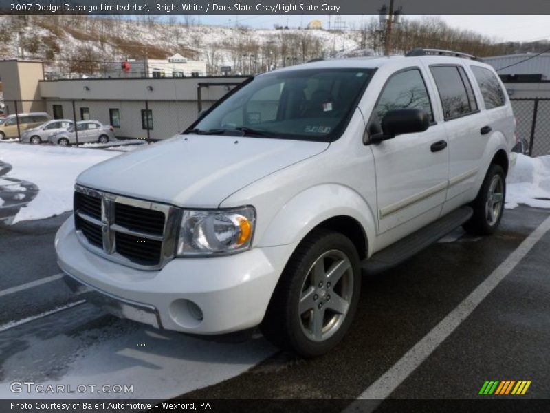 Bright White / Dark Slate Gray/Light Slate Gray 2007 Dodge Durango Limited 4x4