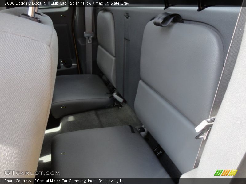 Solar Yellow / Medium Slate Gray 2006 Dodge Dakota R/T Club Cab