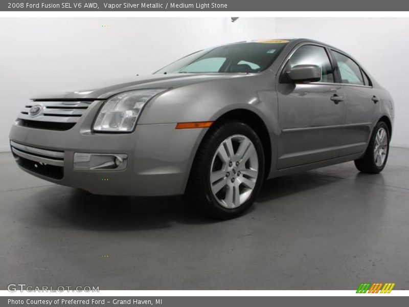 Vapor Silver Metallic / Medium Light Stone 2008 Ford Fusion SEL V6 AWD