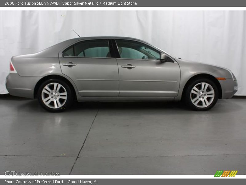 Vapor Silver Metallic / Medium Light Stone 2008 Ford Fusion SEL V6 AWD