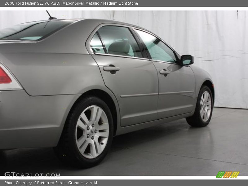 Vapor Silver Metallic / Medium Light Stone 2008 Ford Fusion SEL V6 AWD