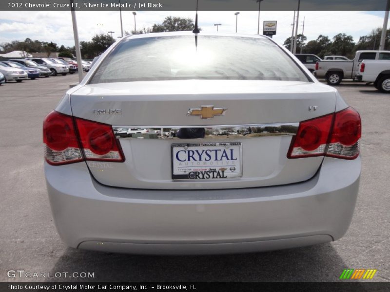 Silver Ice Metallic / Jet Black 2012 Chevrolet Cruze LT