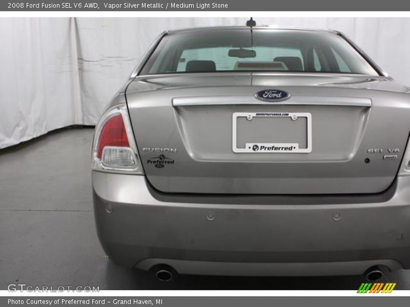 Vapor Silver Metallic / Medium Light Stone 2008 Ford Fusion SEL V6 AWD