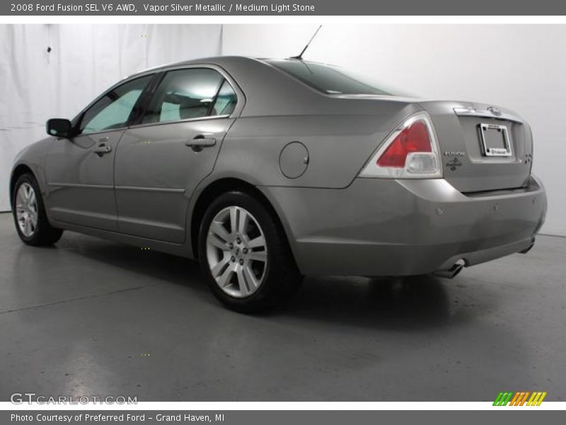 Vapor Silver Metallic / Medium Light Stone 2008 Ford Fusion SEL V6 AWD