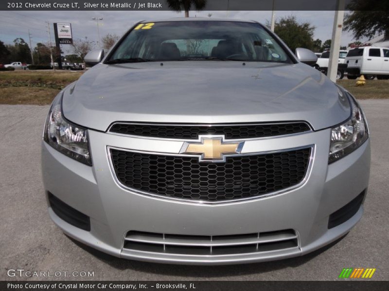 Silver Ice Metallic / Jet Black 2012 Chevrolet Cruze LT