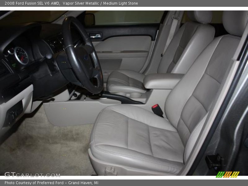 Vapor Silver Metallic / Medium Light Stone 2008 Ford Fusion SEL V6 AWD
