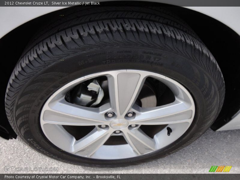 Silver Ice Metallic / Jet Black 2012 Chevrolet Cruze LT