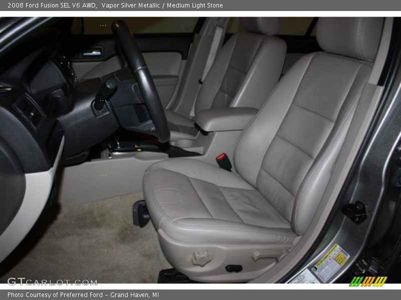 Vapor Silver Metallic / Medium Light Stone 2008 Ford Fusion SEL V6 AWD