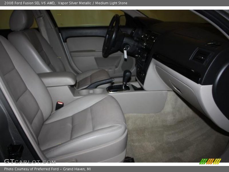 Vapor Silver Metallic / Medium Light Stone 2008 Ford Fusion SEL V6 AWD