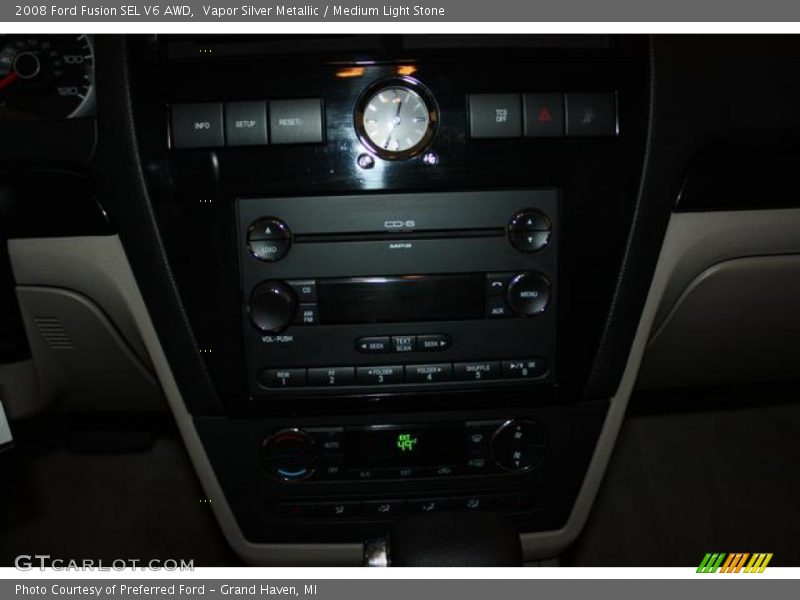 Vapor Silver Metallic / Medium Light Stone 2008 Ford Fusion SEL V6 AWD