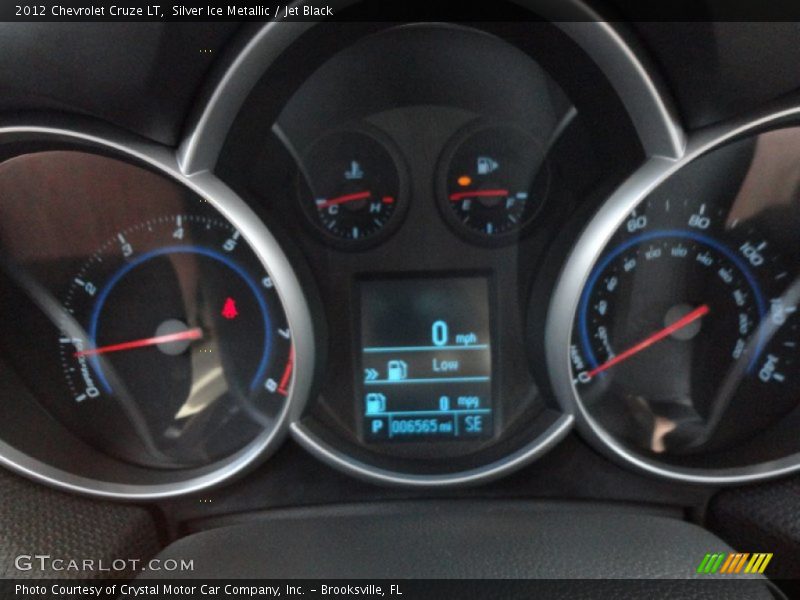 Silver Ice Metallic / Jet Black 2012 Chevrolet Cruze LT