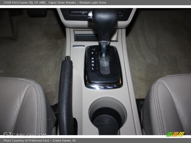 Vapor Silver Metallic / Medium Light Stone 2008 Ford Fusion SEL V6 AWD