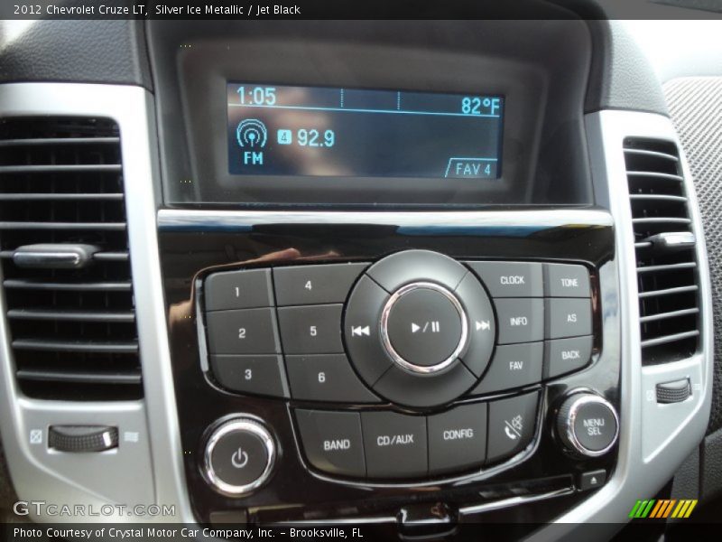 Silver Ice Metallic / Jet Black 2012 Chevrolet Cruze LT