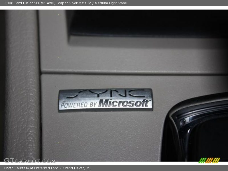 Vapor Silver Metallic / Medium Light Stone 2008 Ford Fusion SEL V6 AWD