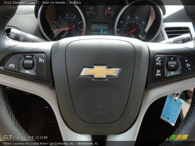 Silver Ice Metallic / Jet Black 2012 Chevrolet Cruze LT