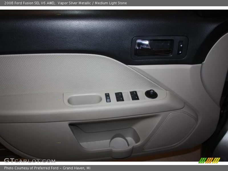 Vapor Silver Metallic / Medium Light Stone 2008 Ford Fusion SEL V6 AWD