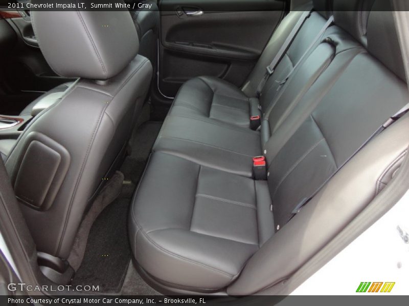Summit White / Gray 2011 Chevrolet Impala LT