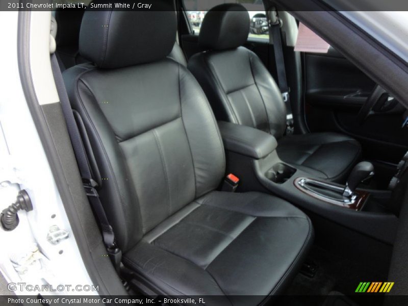 Summit White / Gray 2011 Chevrolet Impala LT