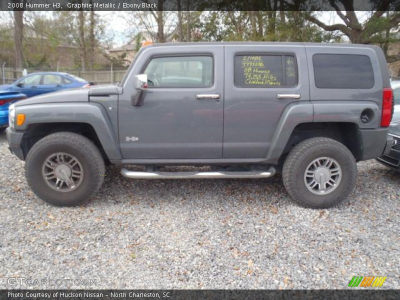 Graphite Metallic / Ebony Black 2008 Hummer H3