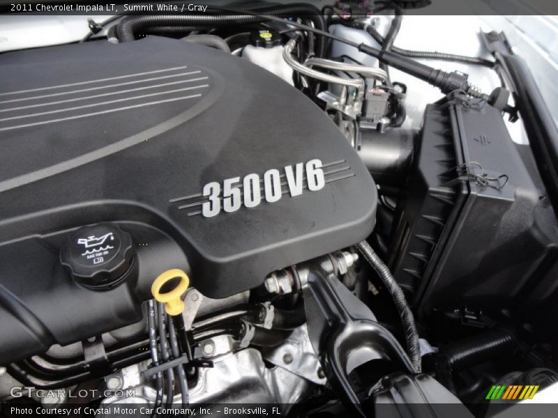 Summit White / Gray 2011 Chevrolet Impala LT