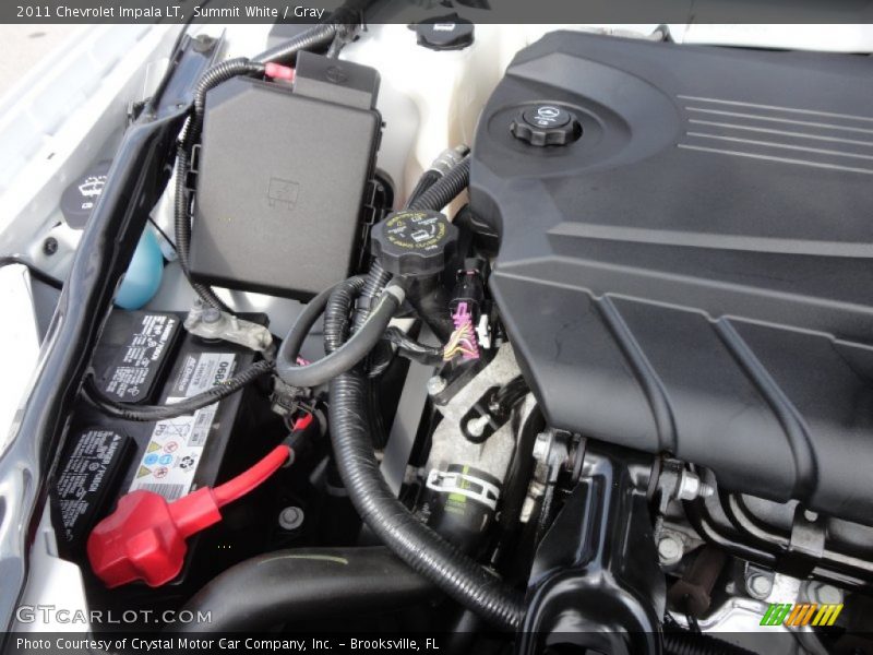 Summit White / Gray 2011 Chevrolet Impala LT