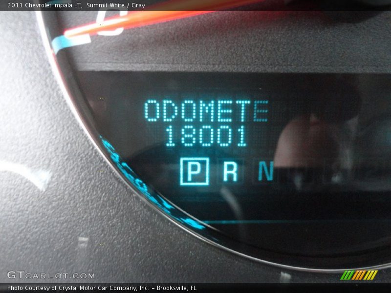 Summit White / Gray 2011 Chevrolet Impala LT