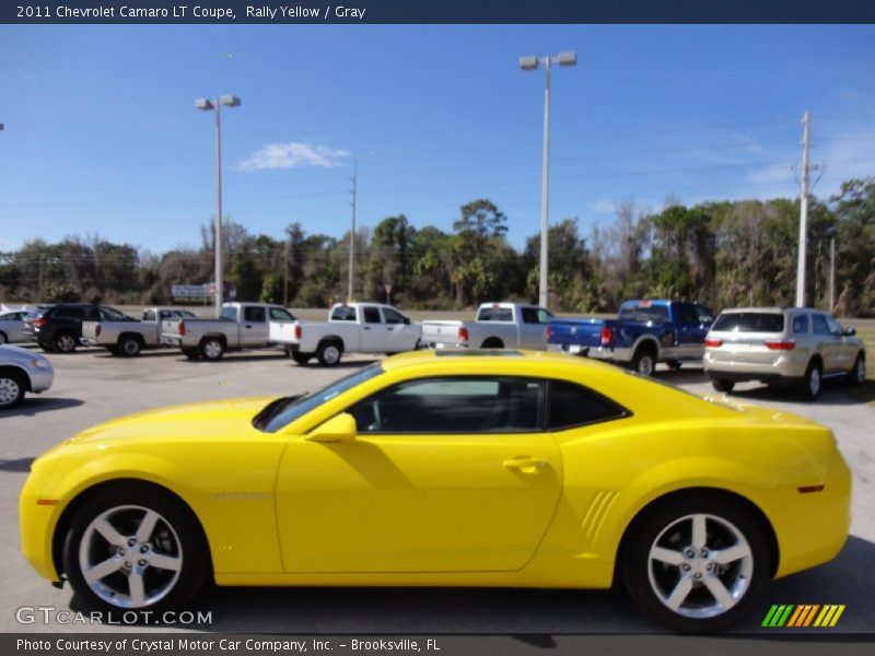 Rally Yellow / Gray 2011 Chevrolet Camaro LT Coupe