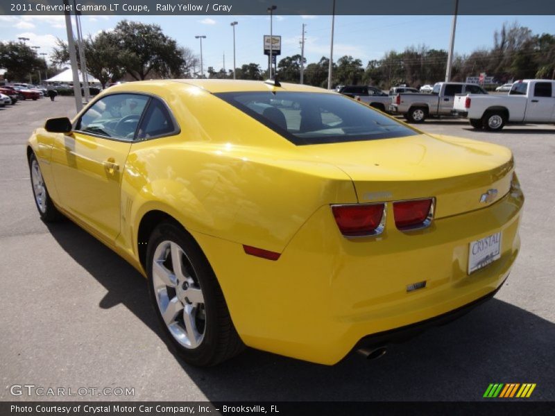 Rally Yellow / Gray 2011 Chevrolet Camaro LT Coupe