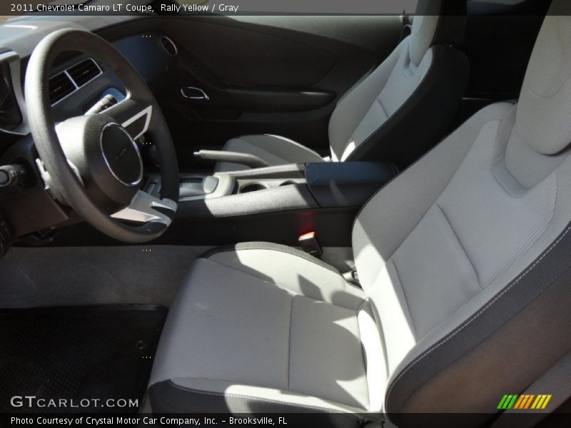 Rally Yellow / Gray 2011 Chevrolet Camaro LT Coupe
