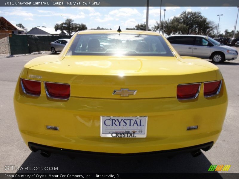 Rally Yellow / Gray 2011 Chevrolet Camaro LT Coupe
