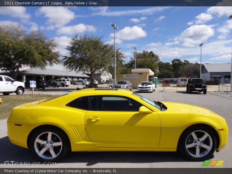 Rally Yellow / Gray 2011 Chevrolet Camaro LT Coupe