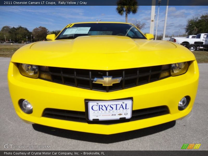 Rally Yellow / Gray 2011 Chevrolet Camaro LT Coupe