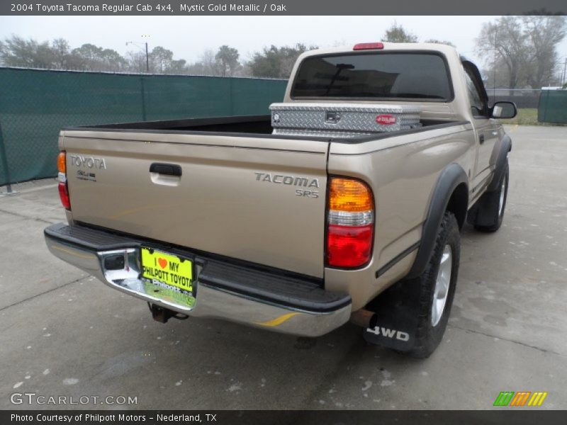 Mystic Gold Metallic / Oak 2004 Toyota Tacoma Regular Cab 4x4