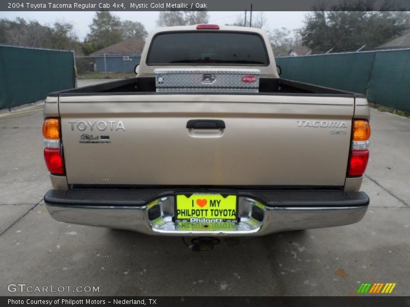 Mystic Gold Metallic / Oak 2004 Toyota Tacoma Regular Cab 4x4