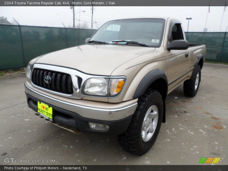 Mystic Gold Metallic / Oak 2004 Toyota Tacoma Regular Cab 4x4