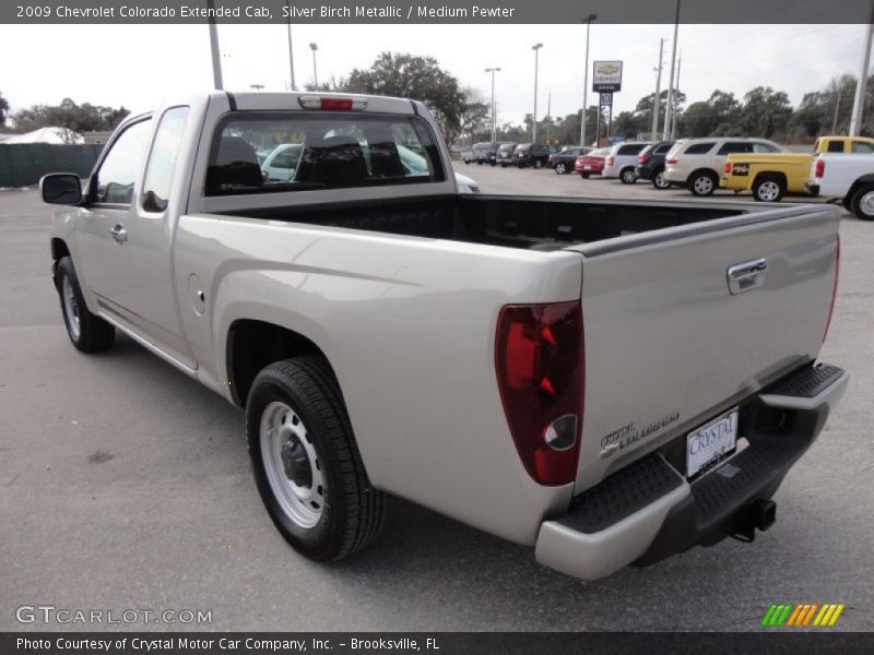 Silver Birch Metallic / Medium Pewter 2009 Chevrolet Colorado Extended Cab