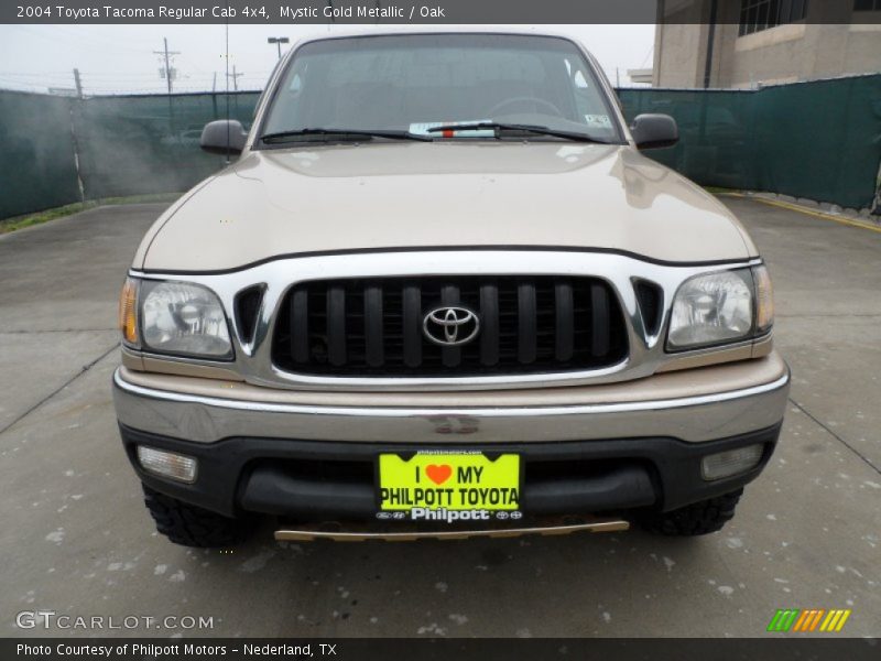 Mystic Gold Metallic / Oak 2004 Toyota Tacoma Regular Cab 4x4