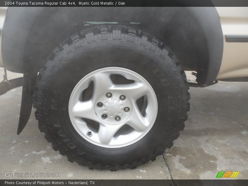 Mystic Gold Metallic / Oak 2004 Toyota Tacoma Regular Cab 4x4