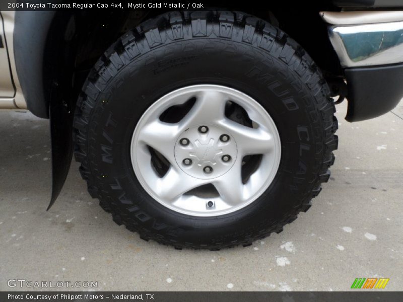 Mystic Gold Metallic / Oak 2004 Toyota Tacoma Regular Cab 4x4