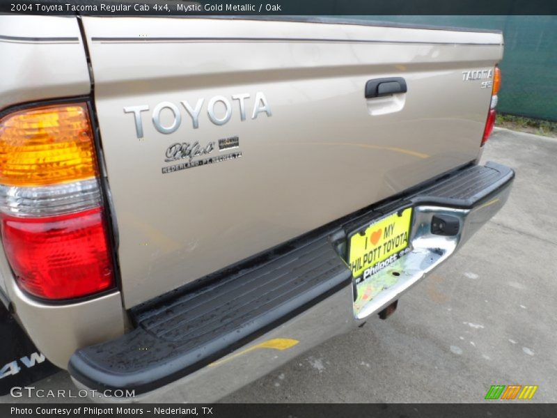 Mystic Gold Metallic / Oak 2004 Toyota Tacoma Regular Cab 4x4