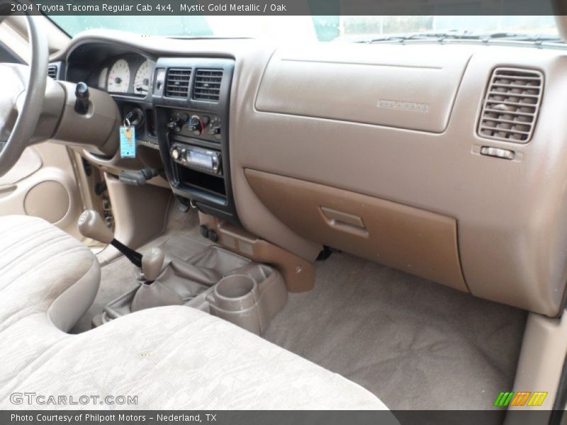 Mystic Gold Metallic / Oak 2004 Toyota Tacoma Regular Cab 4x4