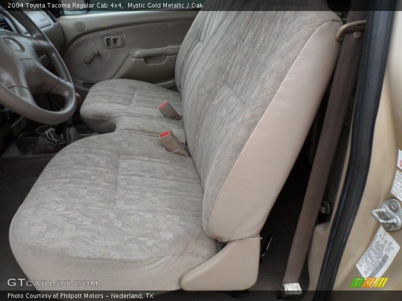  2004 Tacoma Regular Cab 4x4 Oak Interior