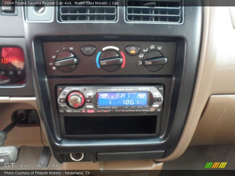 Mystic Gold Metallic / Oak 2004 Toyota Tacoma Regular Cab 4x4