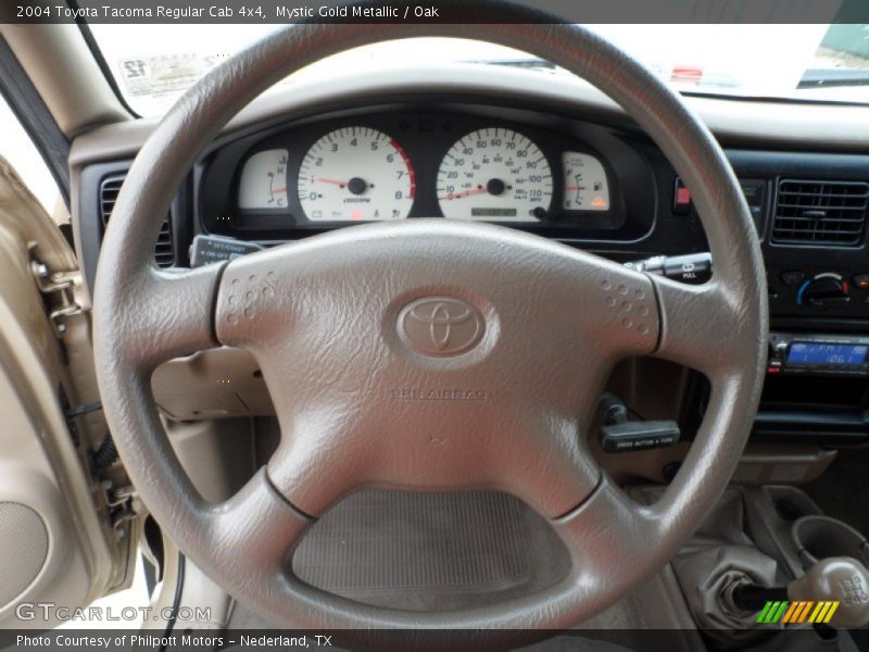 Mystic Gold Metallic / Oak 2004 Toyota Tacoma Regular Cab 4x4
