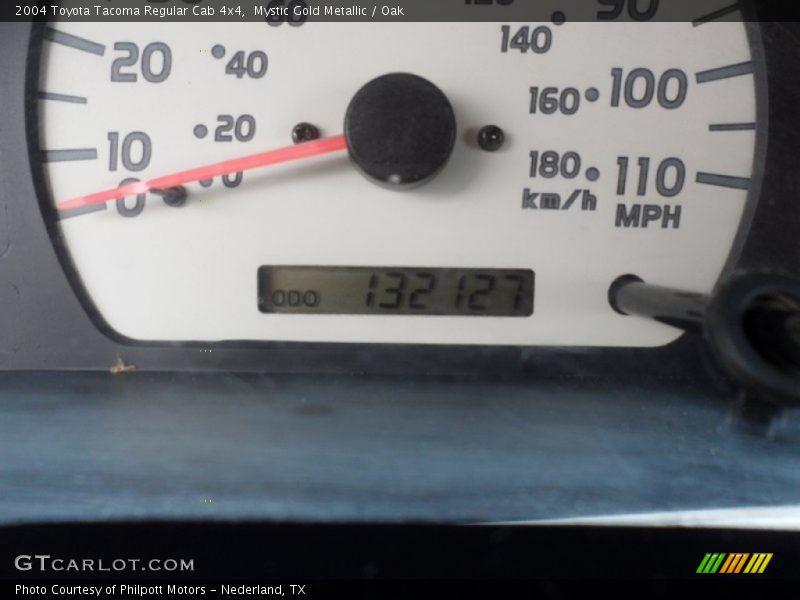 Mystic Gold Metallic / Oak 2004 Toyota Tacoma Regular Cab 4x4