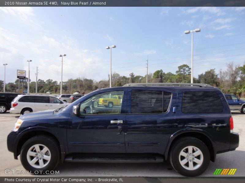 Navy Blue Pearl / Almond 2010 Nissan Armada SE 4WD