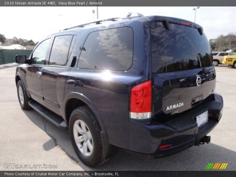 Navy Blue Pearl / Almond 2010 Nissan Armada SE 4WD